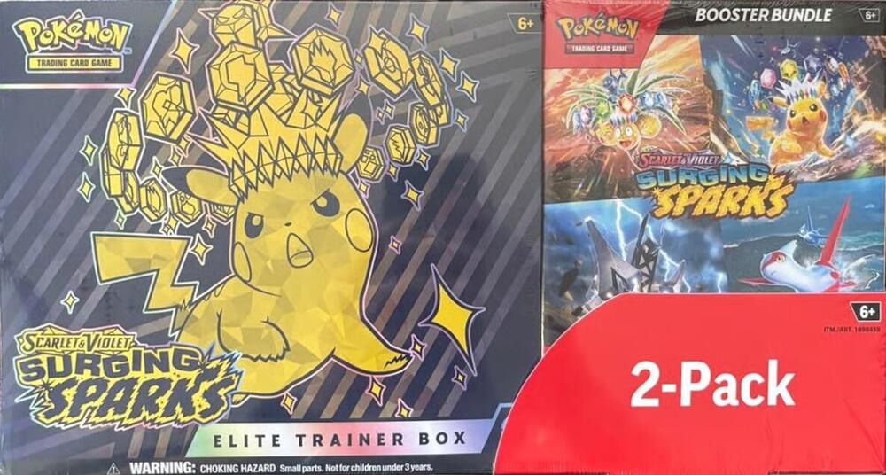 Pokemon Surgin Sparks ETB 2-Pack