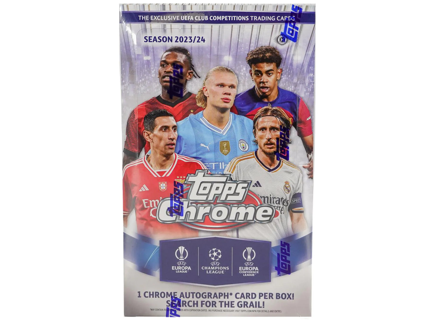 2023/24 Topps Chrome UEFA Club Competitions Soccer Hobby Box - HP