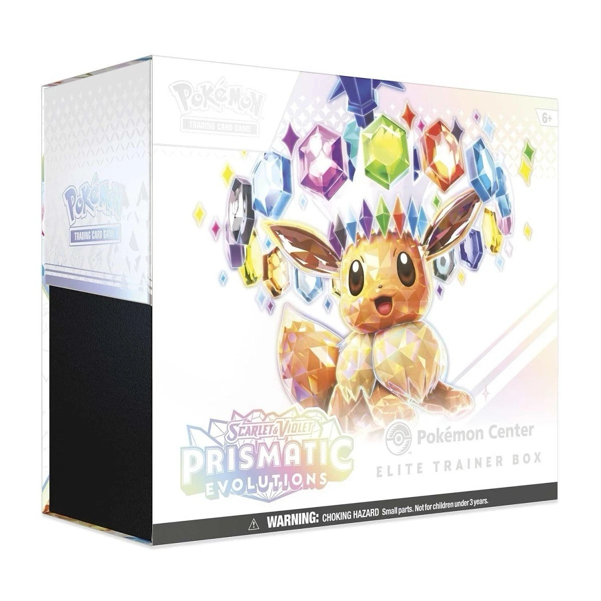 Sealed PRISMATIC EVOLUTIONS Pokemon Center Exclusive ETB Elite Trainer Box - HP