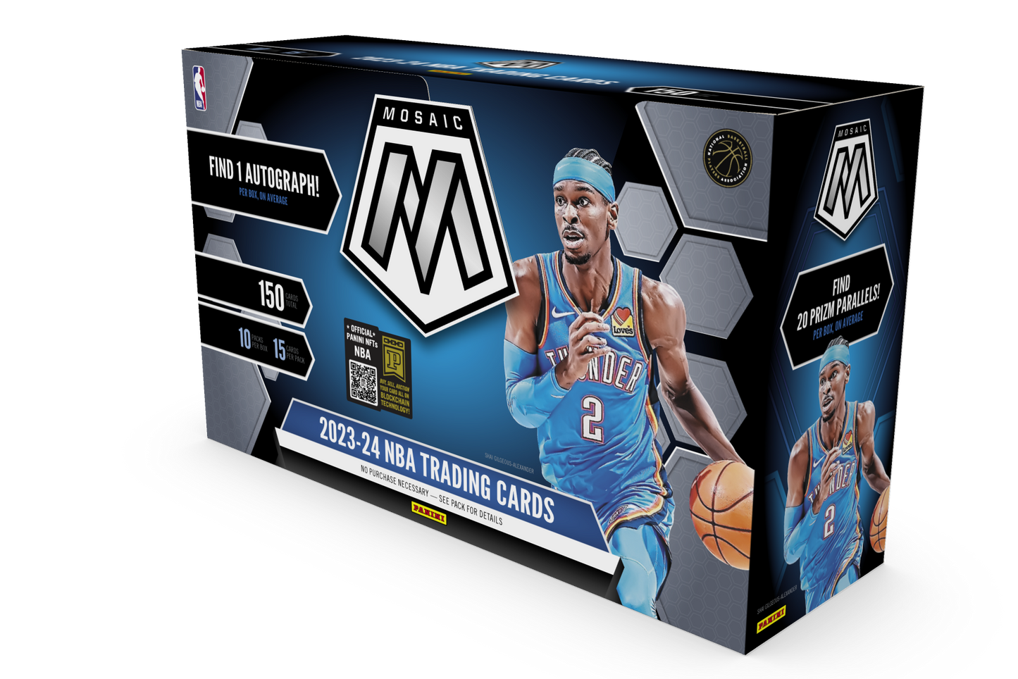 2023-24 Panini Mosaic NBA Trading Card Box (Hobby)