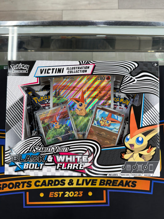 Pokemon Black Bolt & White Flare Victini Illustration Collection - HP