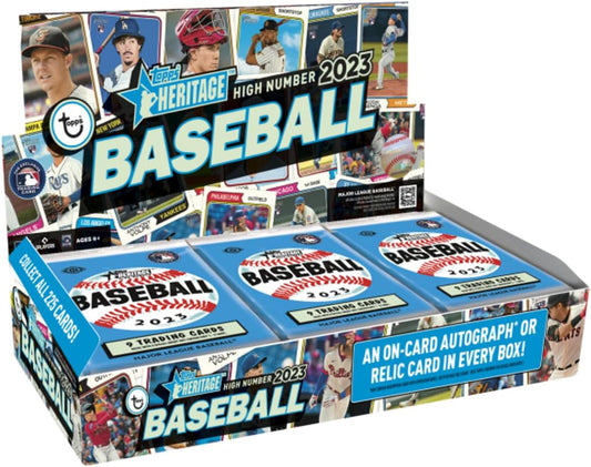 2023 Topps Heritage High Number Baseball Factory Sealed Hobby Box