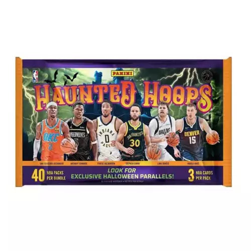 Panini NBA Haunted Hoops Basketball Trading Card Booster Bundle