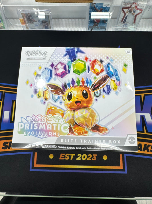 Pokemon Scarlet & Violet Prismatic Evolutions Elite Trainer Box - HP