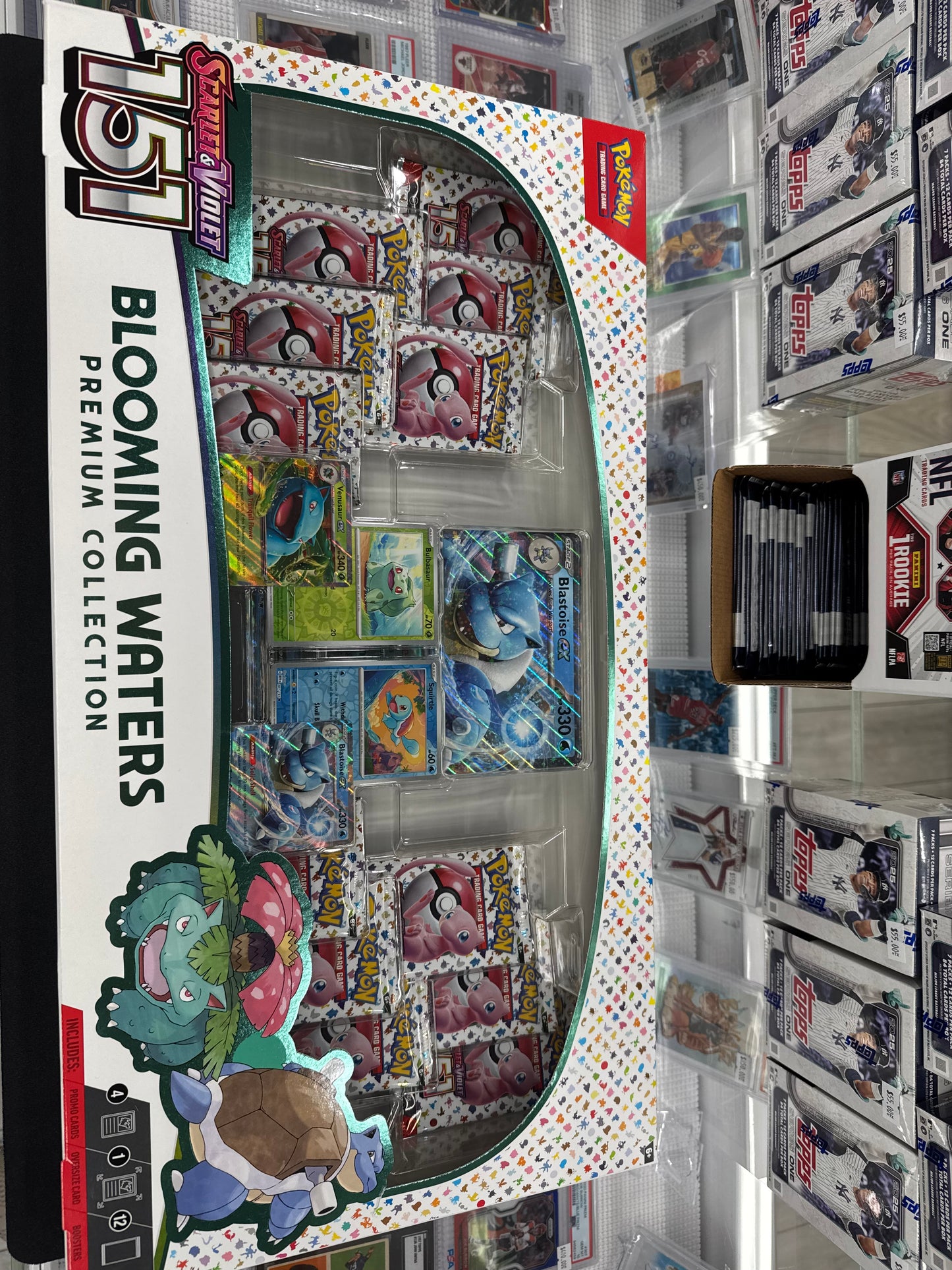 Pokemon Scarlet & Violet Blooming Waters 151 Premium Collection - HP