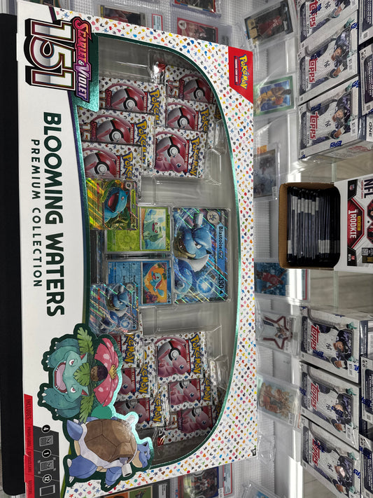 Pokemon Scarlet & Violet Blooming Waters 151 Premium Collection - HP