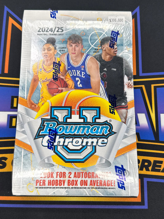 2024/25 Bowman Chrome U Basketball Hobby Box