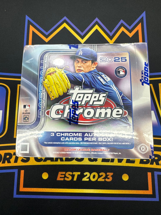 2025 Topps Chrome Baseball Jumbo Hobby - HP