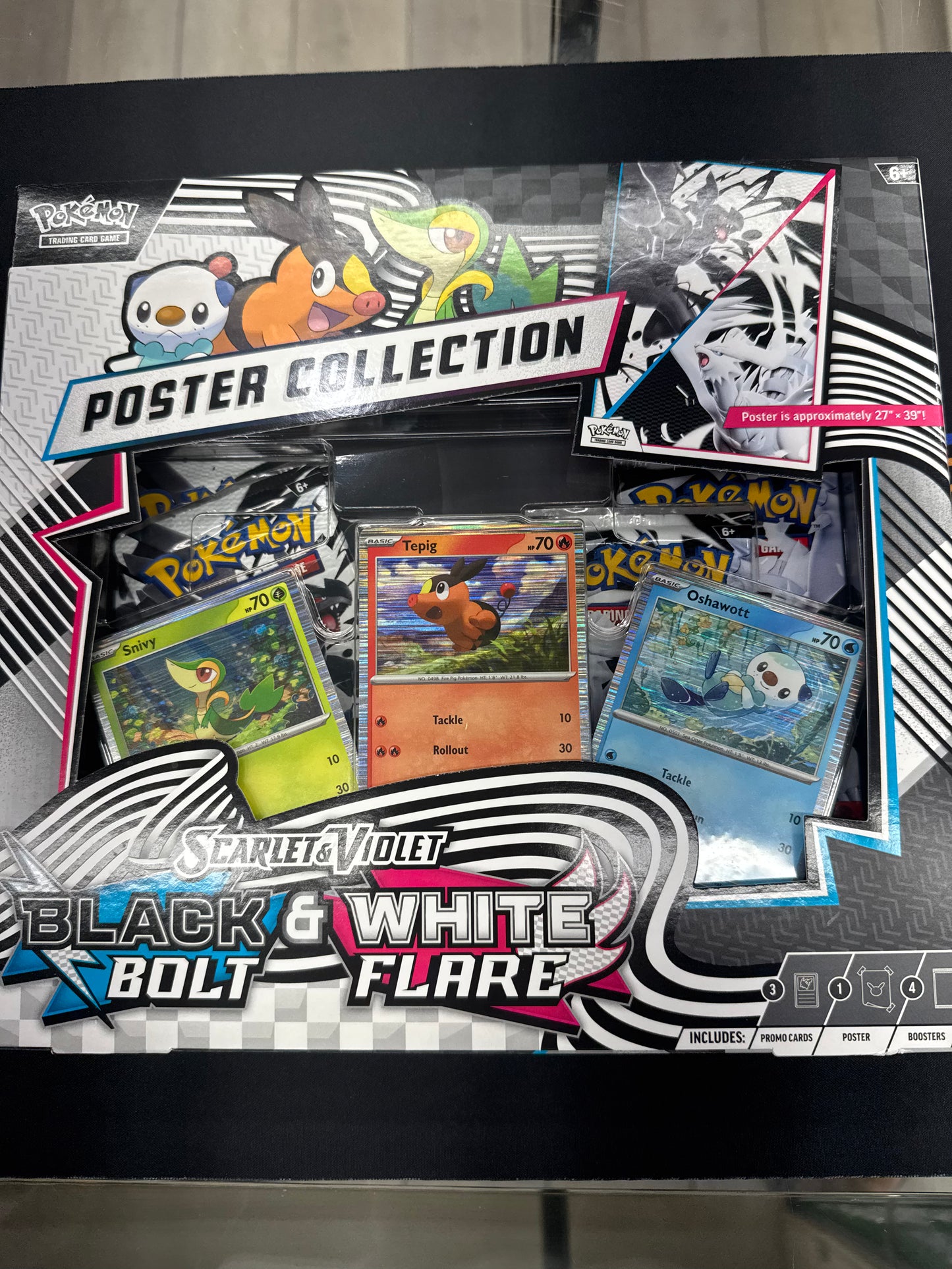 Pokemon Scarlet & Violet Black & White Poster Collection - HP