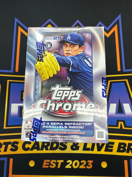2025 Topps Chrome Baseball Blaster Box