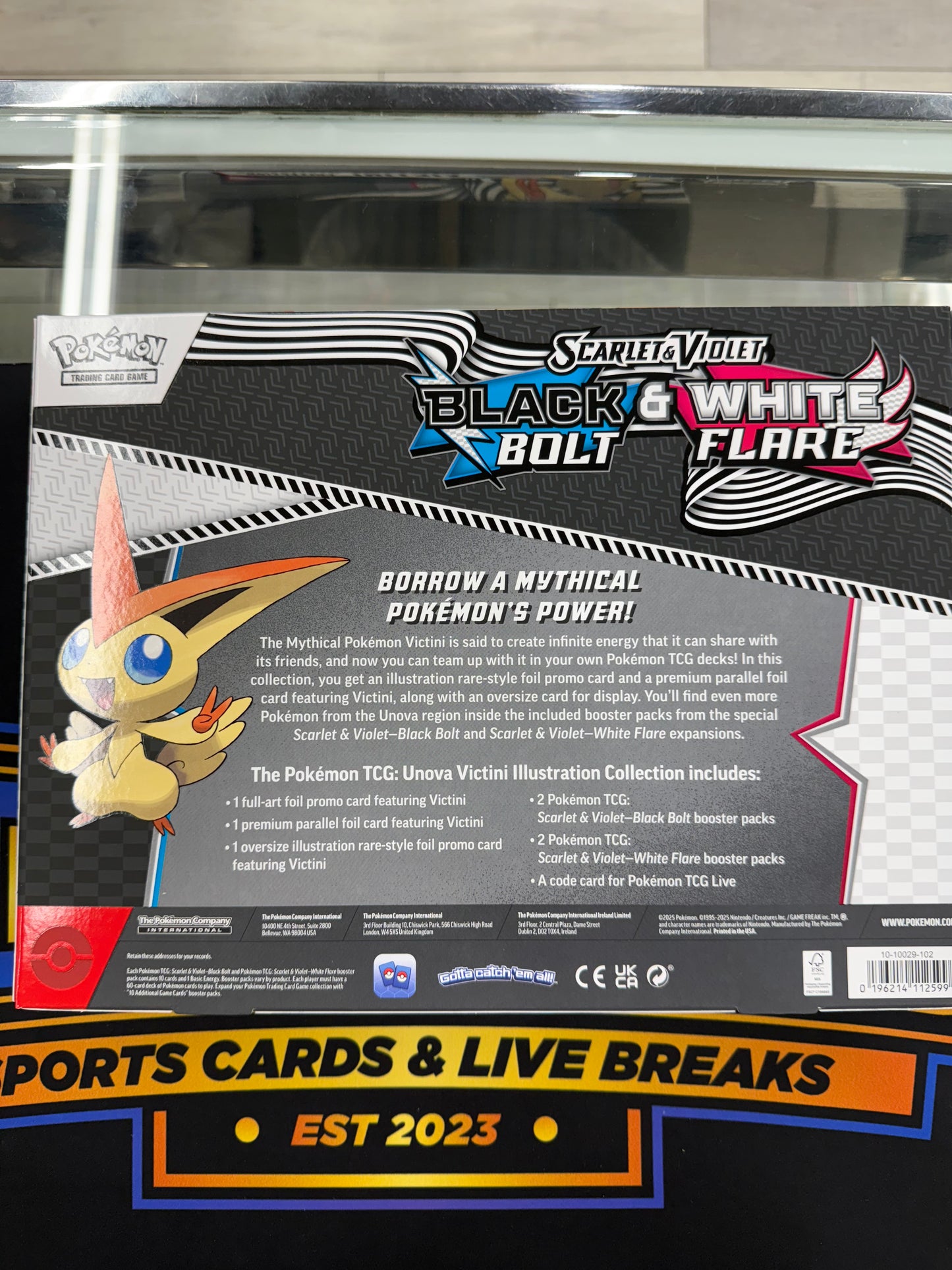 Pokemon Black Bolt & White Flare Victini Illustration Collection - HP