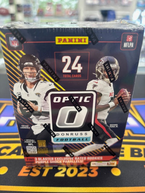 2024 Panini Optic Football Blaster Purple Parallel