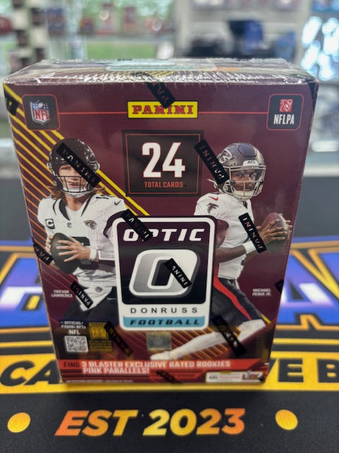 2024 Panini Optic Football Blaster Pink Parallel