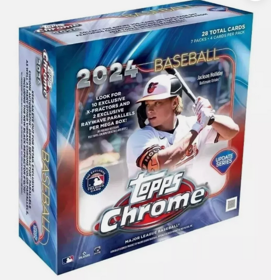 2024 Topps Chrome Update Series Mega Box