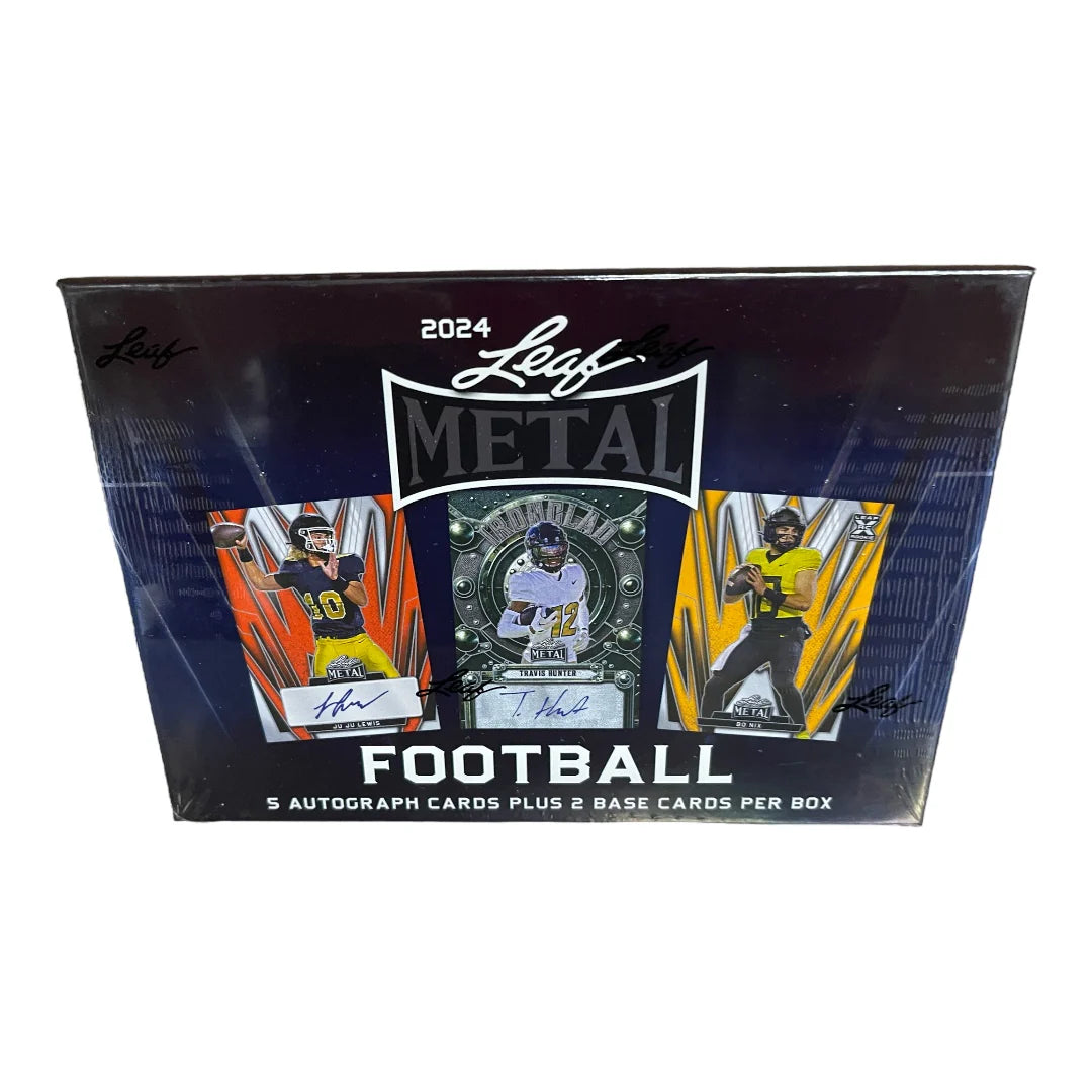 2024 LEAF METAL FOOTBALL HOBBY BOX