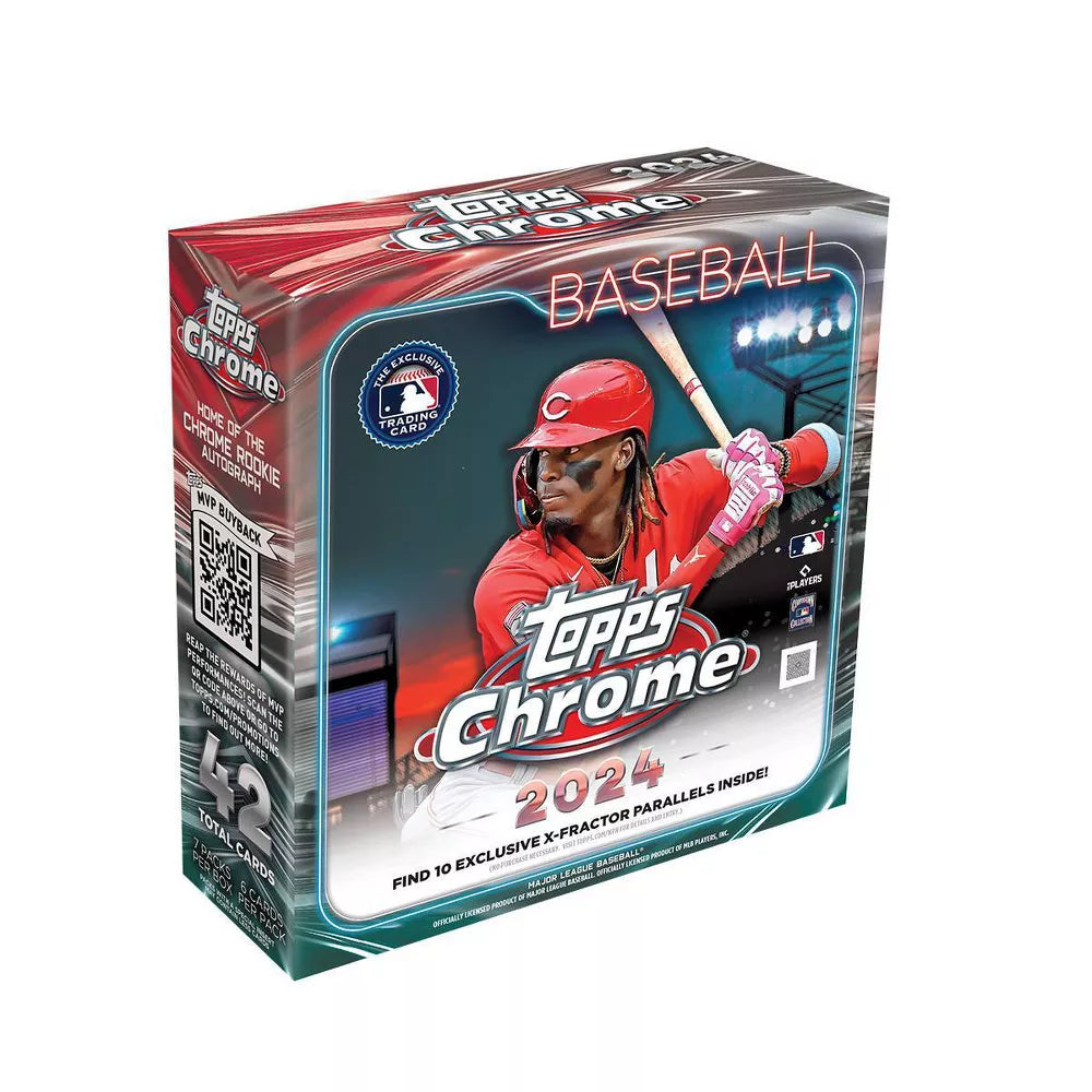 2024 MLB Topps Chrome Baseball Trading Card Monster Box